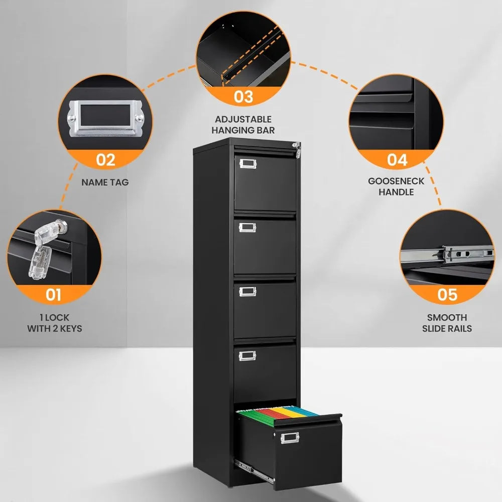 Filing Cabinet with Lock