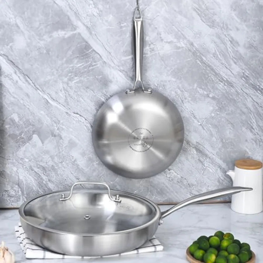 Stainless Steel Frying Skillets
