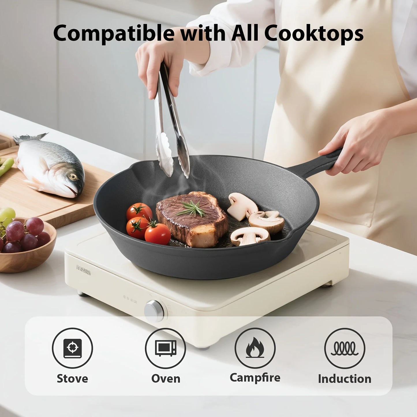 Cast Iron Skillet Set