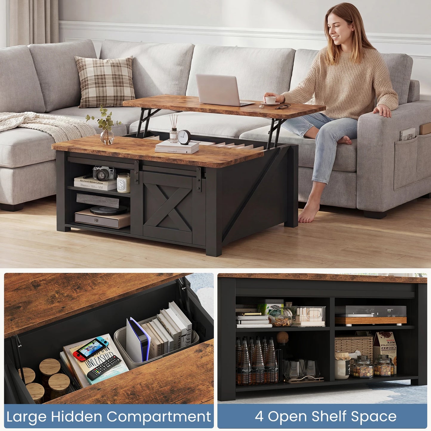 Lift Top Coffee Table