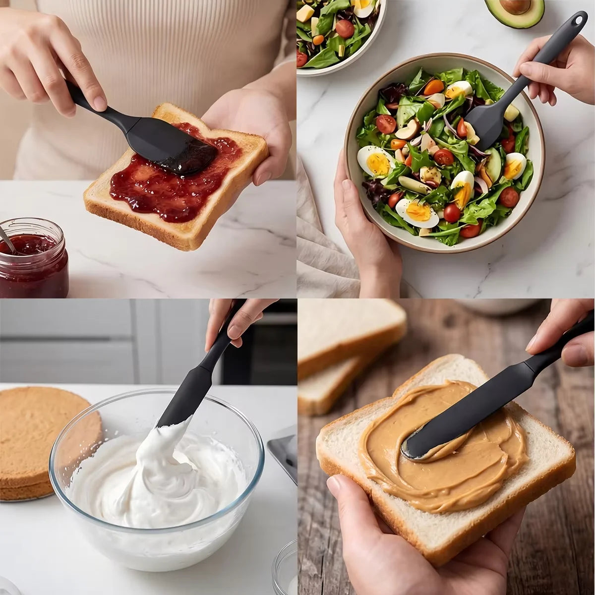 Silicone kitchenware 6-piece