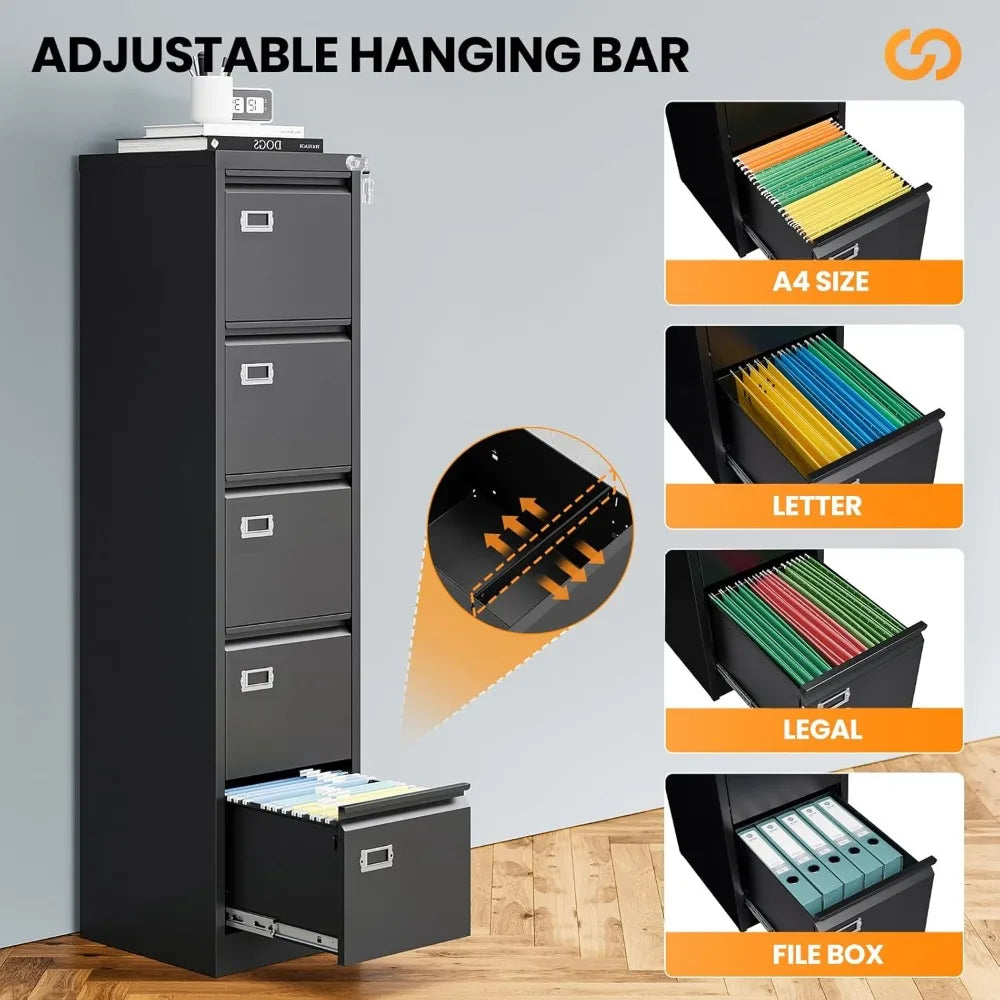 Filing Cabinet with Lock
