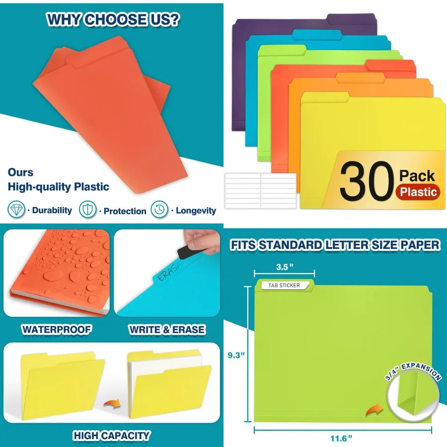 Colored File Folders