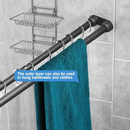 Double Shower Curtain Rod