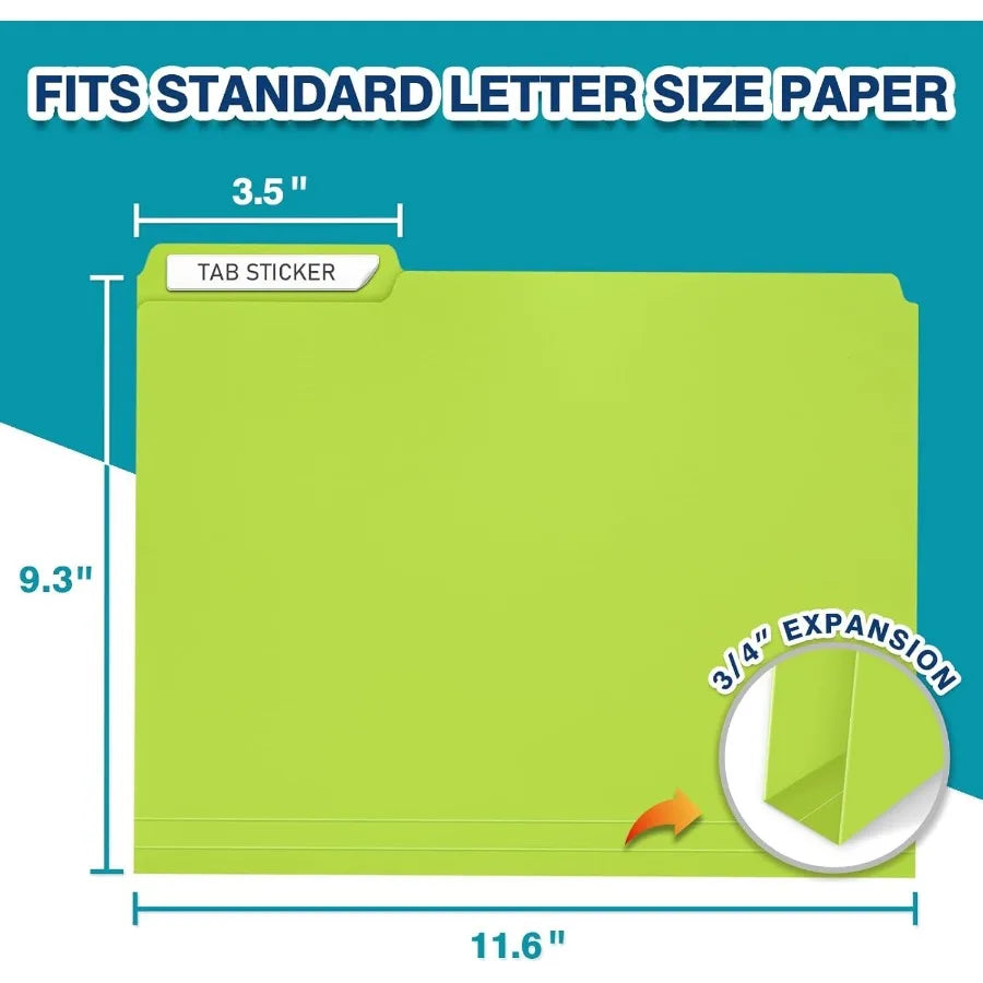 Colored File Folders