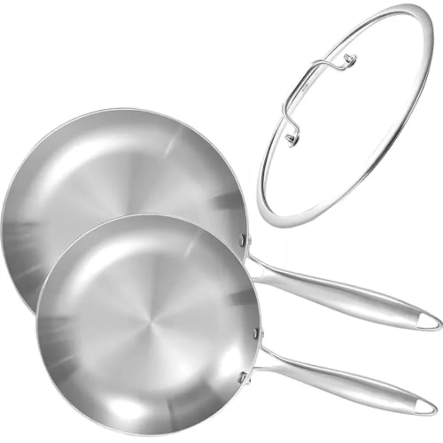 Stainless Steel Frying Skillets