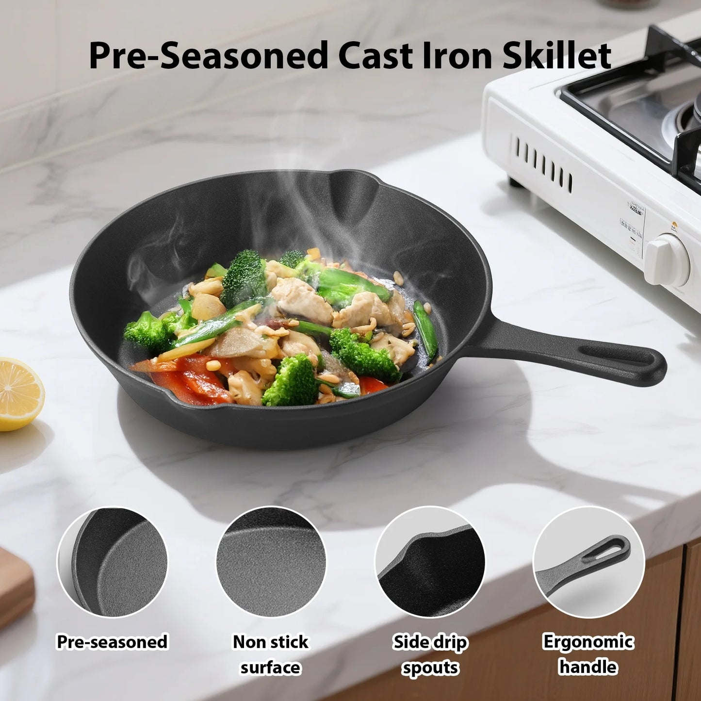 Cast Iron Skillet Set