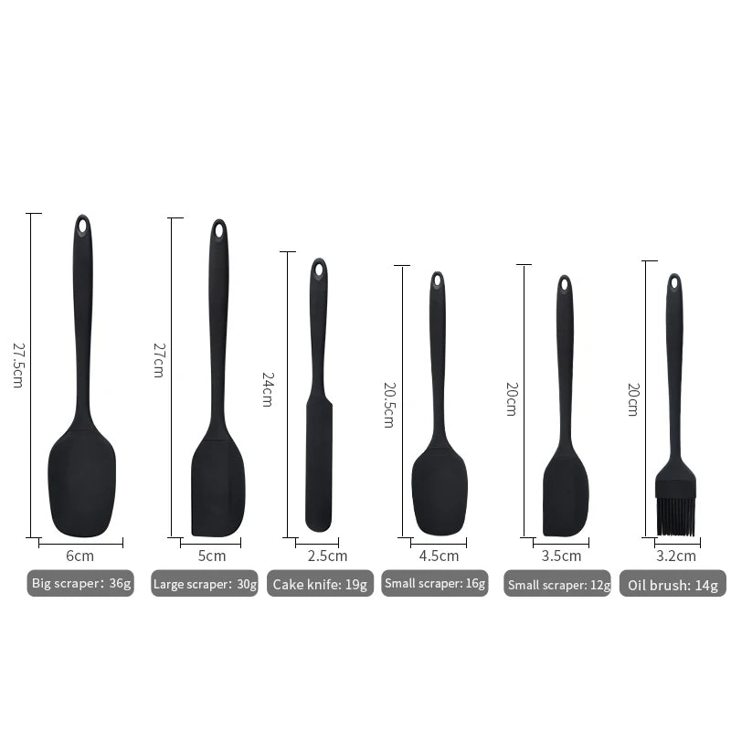 Silicone kitchenware 6-piece